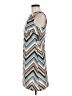 Taylor Chevron-herringbone Teal Casual Dress Size 8 - photo 5