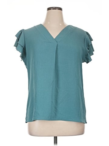 Blooming Jelly Short Sleeve Blouse (view 1)