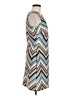Taylor Chevron-herringbone Teal Casual Dress Size 8 - photo 4