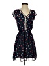Maison Jules Hearts Blue Casual Dress Size XS - photo 1
