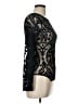 A'gaci 100% Polyester Black Long Sleeve Top Size L - photo 4