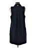 Faherty Solid Blue Casual Dress Size M - photo 2