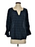Shyanne Blue 3/4 Sleeve Blouse Size S - photo 1