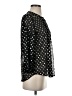 Abbeline 100% Polyester Polka Dots Black 3/4 Sleeve Blouse Size XS - photo 4