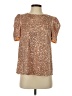 THML Gold Short Sleeve Blouse Size S - photo 1