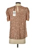 THML Gold Short Sleeve Blouse Size S - photo 2