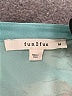Fun2Fun 100% Polyester Floral Teal Short Sleeve Blouse Size M - photo 7