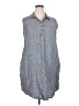 Basic Editions Gray Casual Dress Size XXL - photo 1