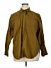 Universal Thread 100% Cotton Solid Brown Long Sleeve Button-Down Shirt Size XL - photo 1