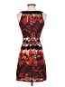 Wrapper Print Red Cocktail Dress Size S (estimated) - photo 2