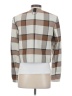 Tibi Plaid Brown Ivory Blazer Size 4 - photo 2