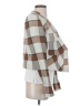 Tibi Plaid Brown Ivory Blazer Size 4 - photo 4