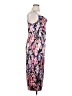 Venus Print Purple Cocktail Dress Size 14 - photo 4
