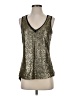 Cupio Gold Sleeveless Top Size S - photo 1