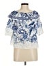 Bailey 44 Blue Short Sleeve Blouse Size M - photo 1