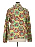 Hanna Andersson 100% Polyester Print Yellow Turtleneck Sweater Size XL - photo 2