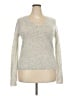 ATM 100% Cashmere Metallic Gray Silver Cashmere Pullover Sweater Size XXL (estimated) - photo 1