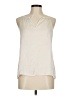 Lou & Grey 100% Polyester Ivory Sleeveless T-Shirt Size M - photo 1