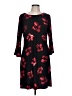 Tommy Hilfiger Print Black Casual Dress Size 12 - photo 1