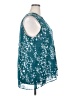 Cristina B. 100% Polyester Teal Sleeveless Blouse Size XXL - photo 4