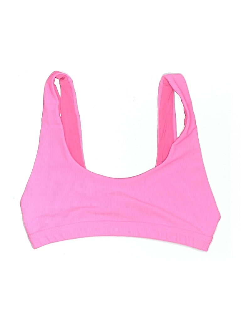Pre-owned Beach Riot Swimsuit Top Pink Swimwear