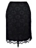 Coldwater Creek 100% Polyester Black Formal Skirt Size 16 - photo 1