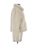Dylan 100% Polyester Ivory Faux Fur Jacket Size M - photo 4