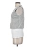 MIOU MUSE Silver Sleeveless Blouse Size S - photo 5