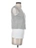 MIOU MUSE Silver Sleeveless Blouse Size S - photo 4