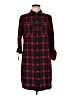 New Look Plaid Red Casual Dress Size 8 - photo 1