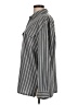 Apparenza Stripes Gray Long Sleeve Button-Down Shirt Size L - photo 5