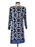 Laundry by Design Print Blue Casual Dress Size 4 - photo 2