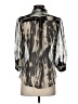 Karen Kane Silver 3/4 Sleeve Blouse Size S - photo 2
