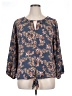 Beacon 100% Polyester Blue 3/4 Sleeve Henley Size XL - photo 1