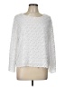 Nic + Zoe 100% Polyester White Pullover Sweater Size L (petite) - photo 1