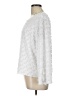 Nic + Zoe 100% Polyester White Pullover Sweater Size L (petite) - photo 5
