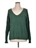 Lucky Brand Solid Green Pullover Sweater Size XL - photo 1