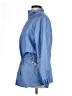 Blair 100% Nylon Blue Raincoat Size L - photo 5