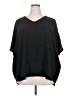Zenana 100% Polyester Black Short Sleeve Top Size 2X - photo 1