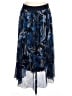BOSS by HUGO BOSS 100% Polyester Paisley Blue Casual Skirt Size 12 - photo 1
