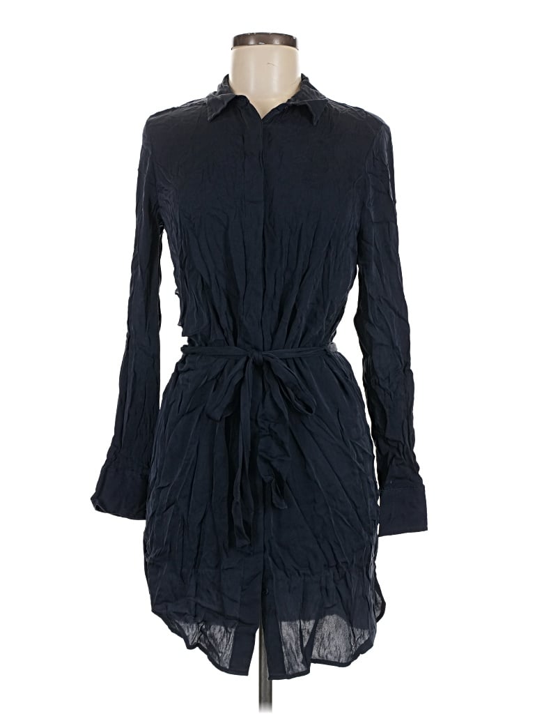 Pre-owned Quince Casual Dress In Blue