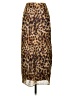 Unbranded 100% Polyester Animal Print Brown Casual Skirt Size S - photo 1