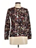 August Silk Tweed Black Pullover Sweater Size M - photo 1