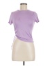 Love J Purple Short Sleeve Top Size M - photo 1