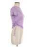 Love J Purple Short Sleeve Top Size M - photo 4