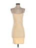 Unbranded Solid Tan Ivory Casual Dress Size S - photo 1
