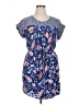 DR2 100% Rayon Paisley Blue Casual Dress Size XL - photo 1