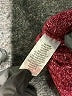 Socialite Tweed Burgundy Pullover Sweater Size M - photo 8