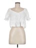 Kirious White Short Sleeve Blouse Size M - photo 1