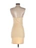 Unbranded Solid Tan Ivory Casual Dress Size S - photo 2